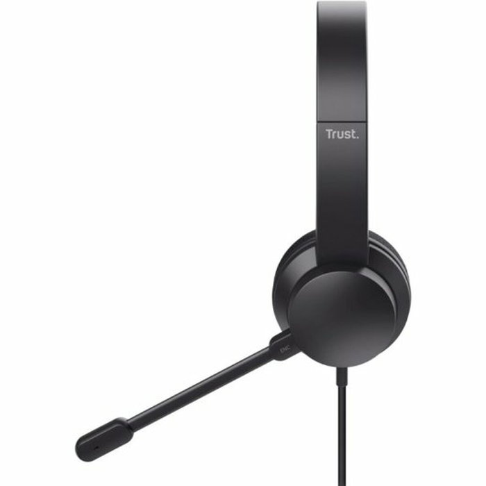 Trust Ayda Auriculares USB con Micrófono ENC Negro