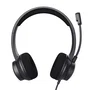Trust Auriculares Ayda con Micrófono ENC - Diadema Alámbrico USB Supraaural para Llamadas/Música - Cancelación de Ruido Activa - Negro