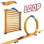 Hot Wheels Maletín Portacoches 3 en 1 Guarda 44 Coches con Rampas y Loop 30x27x6 cm