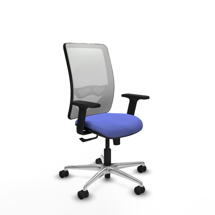 PIQUERAS Y CRESPO Silla de oficina Zulema con Mecanismo Sincro, Azul claro y Blanco PIQUERAS Y CRESPO Silla de oficina Zulema con Mecanismo Sincro, Azul claro y Blanco