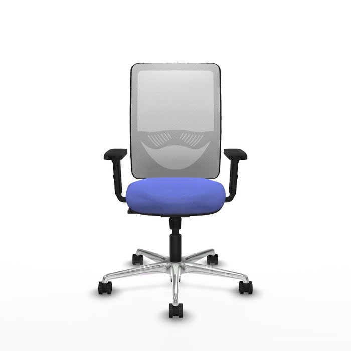 PIQUERAS Y CRESPO Silla de oficina Zulema con Mecanismo Sincro, Azul claro y Blanco PIQUERAS Y CRESPO Silla de oficina Zulema con Mecanismo Sincro, Azul claro y Blanco