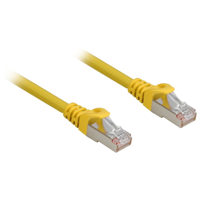 SHARKOON Cable de parcheo RJ45 Cat.6a SFTP, 2 metros, amarillo SHARKOON Cable de parcheo RJ45 Cat.6a SFTP, 2 metros, amarillo