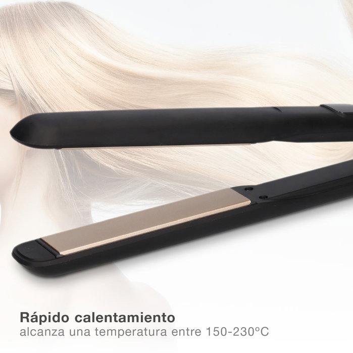 Väline Plancha de pelo Sinkut cerámica 52W Gris y Dorado