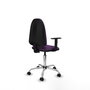 PIQUERAS Y CRESPO Silla de oficina Aýna Morada con Brazos 1D