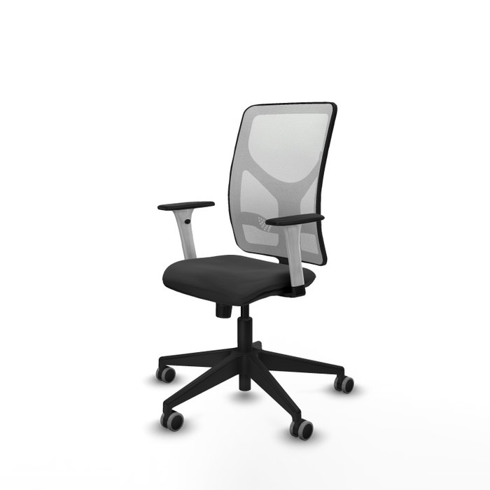 PIQUERAS Y CRESPO Silla de oficina Motilla con mecanismo Sincro, Gris oscuro y Blanco PIQUERAS Y CRESPO Silla de oficina Motilla con mecanismo Sincro, Gris oscuro y Blanco