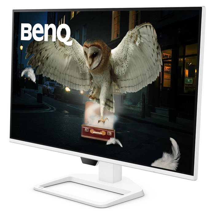 BenQ EW270Q Monitor IPS de 27 Pulgadas (68.6 cm) 2K QHD 2560x1440, 1 ms, 200 Hz, HDR, Altavoces 2x10W, USB-C 65W, HDMI, DisplayPort, Color Blanco