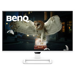 BenQ EW270Q Monitor IPS de 27 Pulgadas (68.6 cm) 2K QHD 2560x1440, 1 ms, 200 Hz, HDR, Altavoces 2x10W, USB-C 65W, HDMI, DisplayPort, Color Blanco