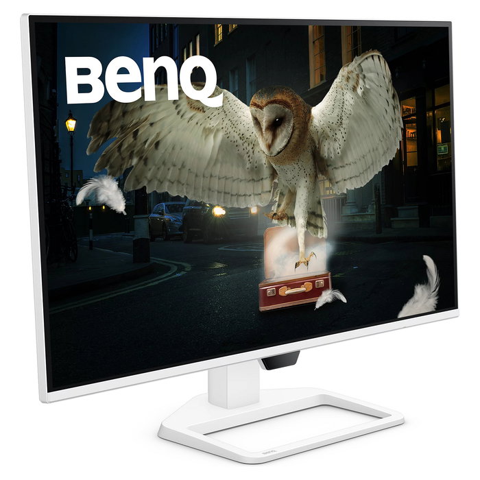 BenQ EW270Q Monitor IPS de 27 Pulgadas (68.6 cm) 2K QHD 2560x1440, 1 ms, 200 Hz, HDR, Altavoces 2x10W, USB-C 65W, HDMI, DisplayPort, Color Blanco