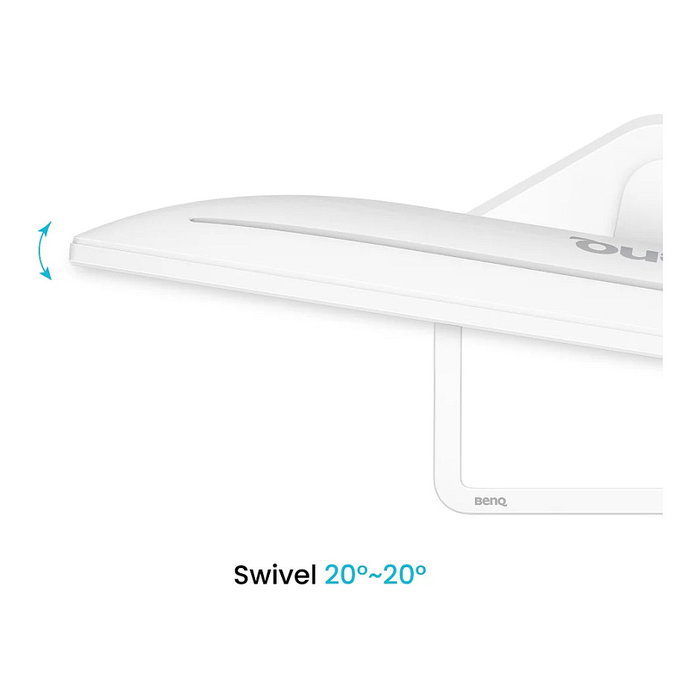 BenQ EW270Q Monitor IPS de 27 Pulgadas (68.6 cm) 2K QHD 2560x1440, 1 ms, 200 Hz, HDR, Altavoces 2x10W, USB-C 65W, HDMI, DisplayPort, Color Blanco