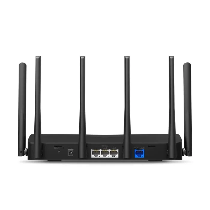 Mercusys MR47BE Router Wi-Fi 7 Tribanda (2.4/5/6 GHz) Negro, Hasta 9300 Mbps, 2.5 Gigabit Ethernet, 3 Puertos LAN, Router de Sobremesa