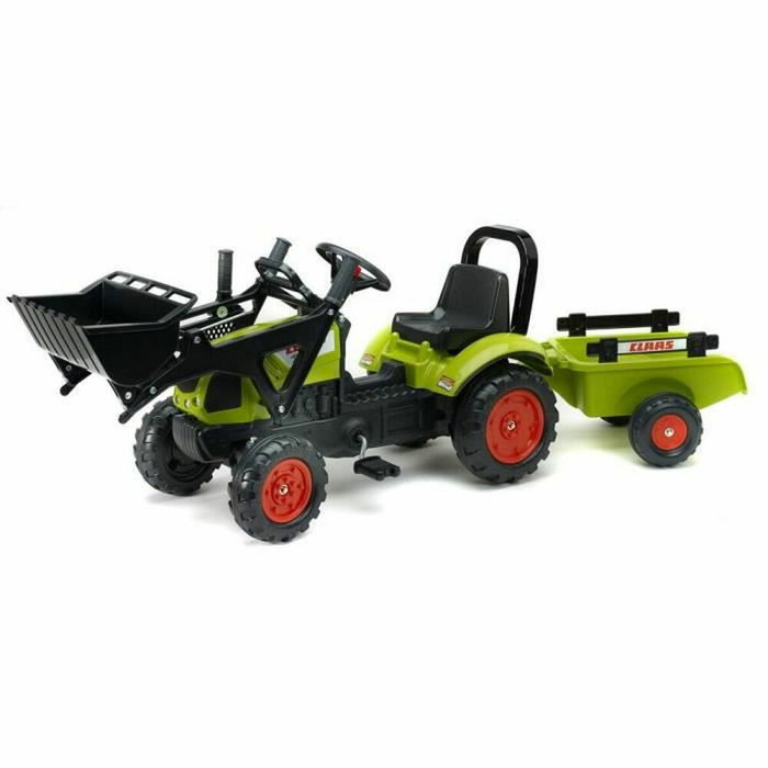 Falk Retroexcavadora CLAAS Arion 410 con remolque