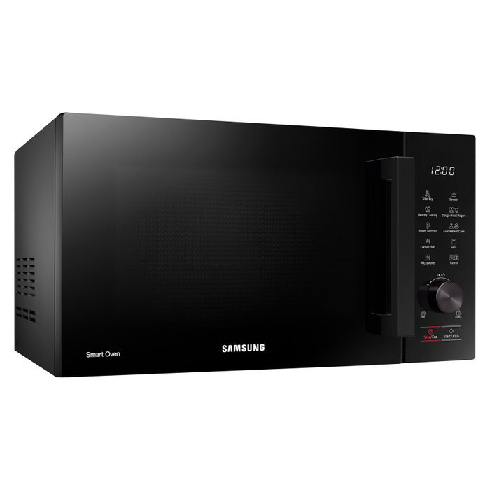 Samsung Microondas Combinado con Grill y Convección 28 Litros 900W Negro MC28A5137CK/E1, Pantalla LED, 6 Niveles de Potencia, Función Yogur, Temporizador Digital, Bloqueo para Niños