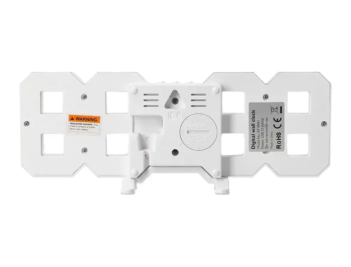 Q-connect Reloj de Pared Digital con Temperatura y 3 Alarmas, Control de Sonido, 220x40x87 mm Q-connect Reloj de Pared Digital con Temperatura y 3 Alarmas, Control de Sonido, 220x40x87 mm