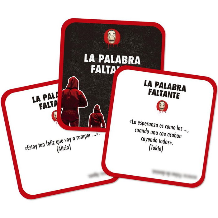 Asmodee La Casa de Papel: El Gran Quiz - Juego de Mesa con 250 Preguntas de Trivia sobre la Serie TV, Contenido en Español
