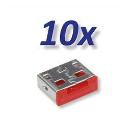 ROLINE 11.02.8331 Llave de bloqueador de puerto USB tipo A, 10 unidades, Gris
