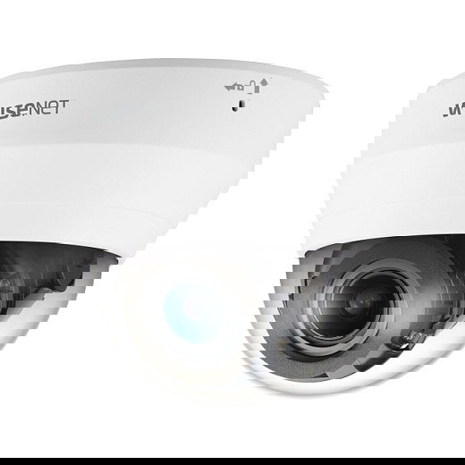 Hanwha QND-7082R Cámara de Seguridad IP Interior 2560x1440 Pixeles, Ángulo de Visión 98.6°, Montaje Techo/Pared