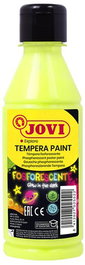 Tempera Jovi Liquida Fosforescente 250 Ml (Botella) Amarillo