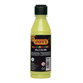 Jovi Témpera Fosforescente Amarillo 250 mL