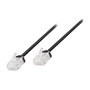LogiLink Patch Cable Cat.6A U/UTP Slim High-Flex, 1,00 m, negro