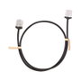 LogiLink Patch Cable Cat.6A U/UTP Slim High-Flex, 1,00 m, negro