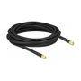 DeLOCK Cable de antena coaxial SMA macho a SMA macho LMR/CFD300 5 m