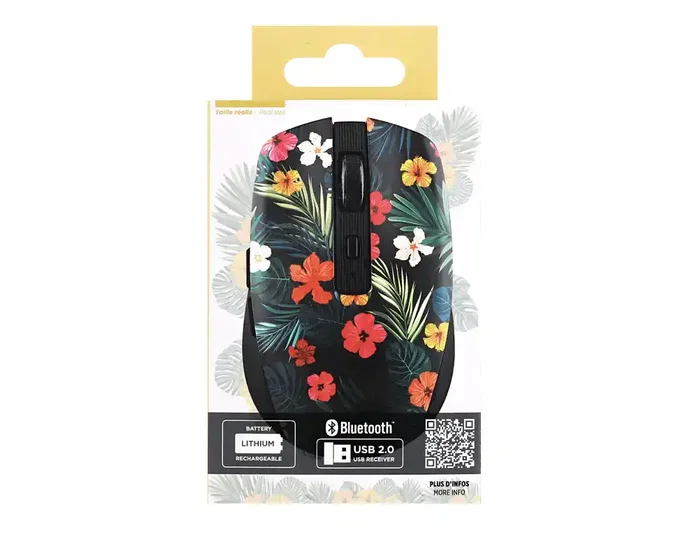 TNB Ratón inalámbrico AMAZONIA Bluetooth y USB-A recargable TNB Ratón inalámbrico AMAZONIA Bluetooth y USB-A recargable
