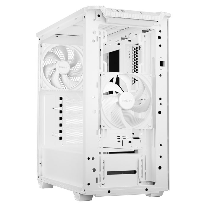 Be Quiet! PURE BASE 501 Airflow Caja Midi Tower PC Blanco ATX micro ATX Mini-ITX ABS Acero