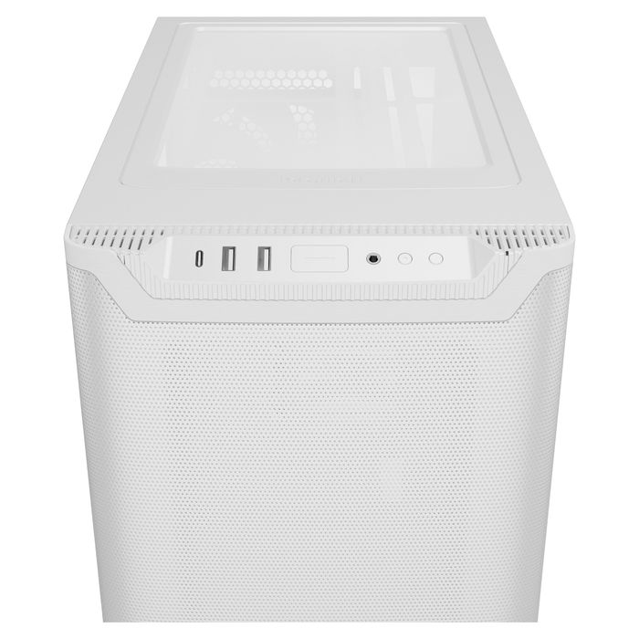 Be Quiet! PURE BASE 501 Airflow Caja Midi Tower PC Blanco ATX micro ATX Mini-ITX ABS Acero