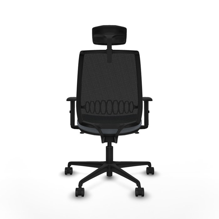 PIQUERAS Y CRESPO Silla de oficina Alares con mecanismo Sincro, Gris y Negro PIQUERAS Y CRESPO Silla de oficina Alares con mecanismo Sincro, Gris y Negro
