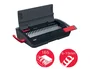 GBC CombBind CB12 Encuadernadora Canutillo A4 manual, perfora hasta 12 hojas, encuaderna hasta 165 hojas, color negro y plateado