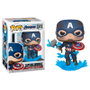 FUNKO POP! Captain America Marvel Avengers Endgame con Mjolnir y Escudo Roto