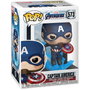 FUNKO POP! Captain America Marvel Avengers Endgame con Mjolnir y Escudo Roto
