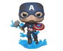 FUNKO POP! Captain America Marvel Avengers Endgame con Mjolnir y Escudo Roto