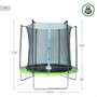 Color Baby Trampolín Aktive 244x239 cm - Máx 50kg