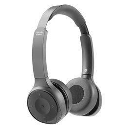 Cisco Headset 730 Auricular en Oreja Bluetooth Inalámbrico Cancelación de Sonido Activo Negro Carbón con Base de Carga
