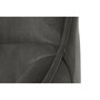 DKD Home Decor Taburete de Microfibra y Metal Marrón Oscuro