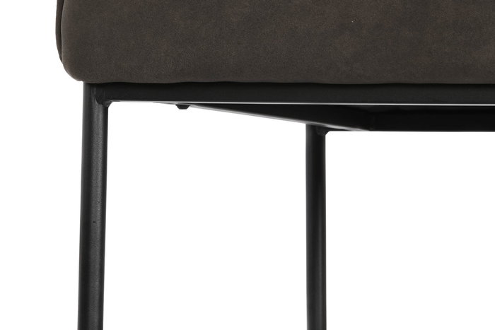 DKD Home Decor Taburete Marron Oscuro Negro 60 x 107 x 59 cm