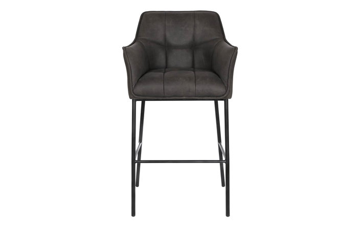 DKD Home Decor Taburete Marron Oscuro Negro 60 x 107 x 59 cm