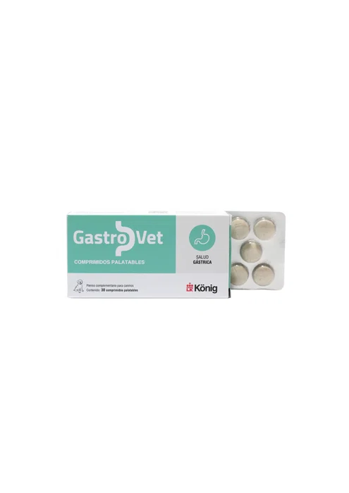 König Gastrovet 30 Comprimidos Protector Mucosa Gástrica