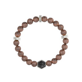 Pulsera Hombre Guess JUMB06005JWSTBRT-U Marrón