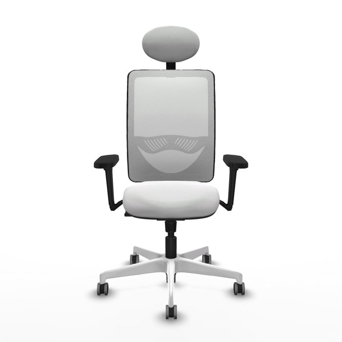 PIQUERAS Y CRESPO Silla de oficina Zulema Blanca con Mecanismo Sincro PIQUERAS Y CRESPO Silla de oficina Zulema Blanca con Mecanismo Sincro