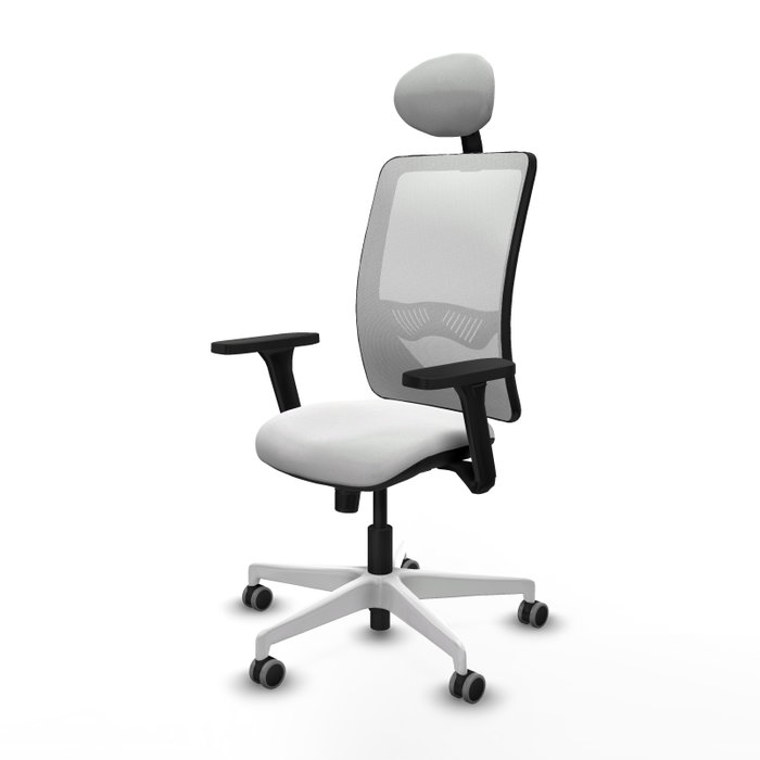 PIQUERAS Y CRESPO Silla de oficina Zulema Blanca con Mecanismo Sincro PIQUERAS Y CRESPO Silla de oficina Zulema Blanca con Mecanismo Sincro