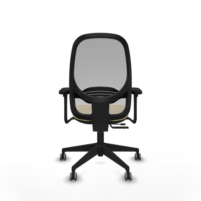 PIQUERAS Y CRESPO Silla de oficina Cilanco con mecanismo Sincro/Traslack, Crema y Gris PIQUERAS Y CRESPO Silla de oficina Cilanco con mecanismo Sincro/Traslack, Crema y Gris