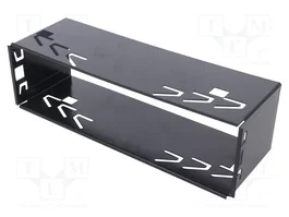 4CARMEDIA Semi-bastidor de montaje de radio 1 DIN para Sony, negro
