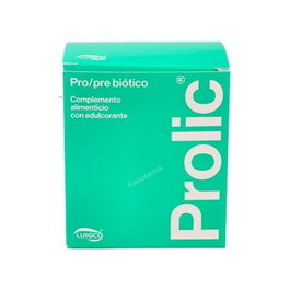 LUIGCO Prolic Pre-Probiótico 20Sticks con Lactobacillus y FOS para la Flora Intestinal