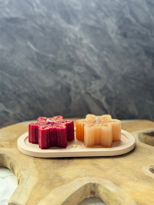 Aberto Design Juego de Velas de Hormigón y Soja para Hogar y Relax (2 Piezas)