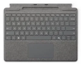 Microsoft Surface Pro Teclado Platino Portugués con Touchpad