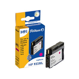 Pelikan Cartucho de Tinta Magenta Remanufacturado para HP H91 HP933XL HP933XL