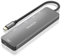Aisens USB-C Dock 6 en 1 HDMI 4K, 2x USB-A, PD 100W, Gris