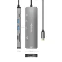 Aisens USB-C Dock 6 en 1 Gris ASUC-6P016-GR